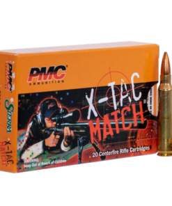 PMC Ammunition X-Tac Match Brass .223 Rem 77 Grain 20-Rounds OTM
