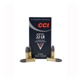 CCI Quiet-22 .22LR 40GR Lead Round Nose 50Rds