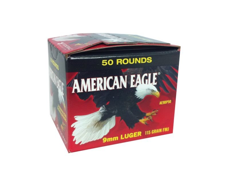 Federal 9mm Luger 115gr FMJ – 50rd