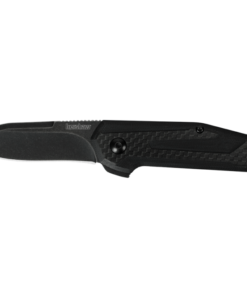 Kershaw Fraxion Folding Knife - 2.75" Black Plain Drop Point Blade