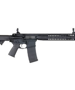 LWRC IC-SPR AR-15 Black 5.56 NATO Semi Auto Rifle, 16-Inch Spiral Fluted Barrel 30 Rd