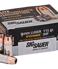 Sig Sauer Elite V-Crown Jacketed Hollow Point 9mm 115grain 50rds