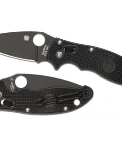 Spyderco Manix 2 Lightweight Folding Knife - 3.37" Plain Drop Point Blade