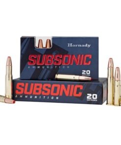 Hornady Subsonic Brass .450 BM 395 Grain 20-Rounds Sub-X