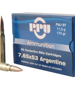 PPU Metric Rifle Brass 7.65 X 53 174-Grain 20-Rounds FMJ