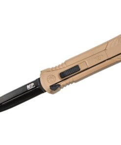 Smith & Wesson OTF Knife Spear Point Blade Flat Dark Earth 3.5"