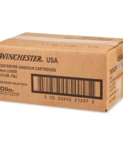 Winchester Centerfire Handgun Brass 9mm 115-Grain 1000-Rounds FMJ