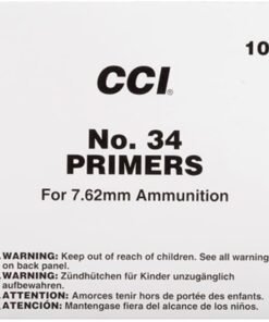 CCI Large Rifle 7.62mm NATO-Spec Military Primers #34 Box of 1000 (10 Trays of 100)