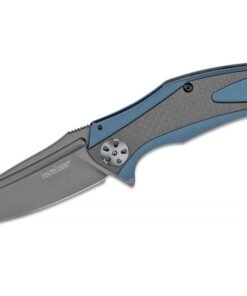Kershaw Natrix Carbon Fiber Folding Knife - 3.25" Plain Drop Point Blade with Reversible Pocket Clip