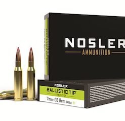 Nosler BT Ammunition 7mm-08 Remington 140 Grain Ballistic Tip Box of 20 good sale
