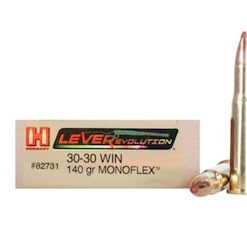 Hornady LEVERevolution Ammunition 30-30 Winchester 140 Grain MonoFlex Box of 20 good sale