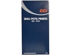 CCI Small Pistol Primers #500 Box of 1000 (10 Trays of 100)